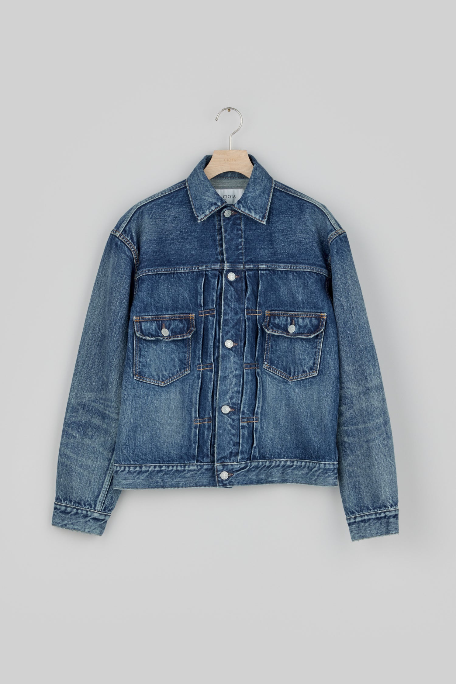 시오타 자켓 New Double Pocket Denim Jacket 25SS - 상세 이미지 3