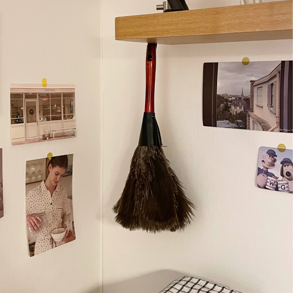 레데커 타조털 먼지털이개 블랙 30cm