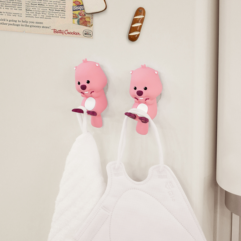 잔망루피 실리콘 칫솔걸이 칫솔꽂이 뤂덕 욕실 다용도 데코 거치 홀더