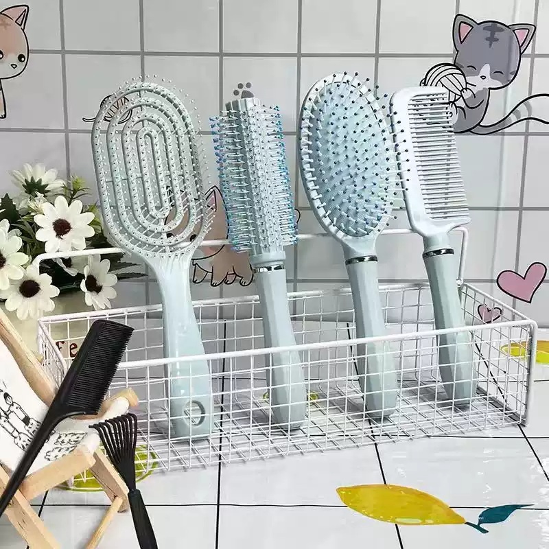 두피마사지 빗 뿌리볼륨 웨이브 빗 아이보리 4종세트 - 상세 이미지 3
