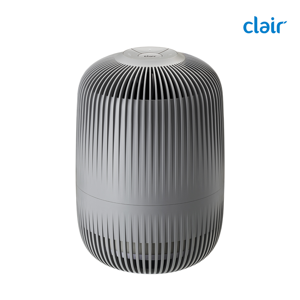 클레어 K 공기청정기 그레이 단품 침실용 아이방용 초미세먼지 제거 미니 펫 공기청정기
