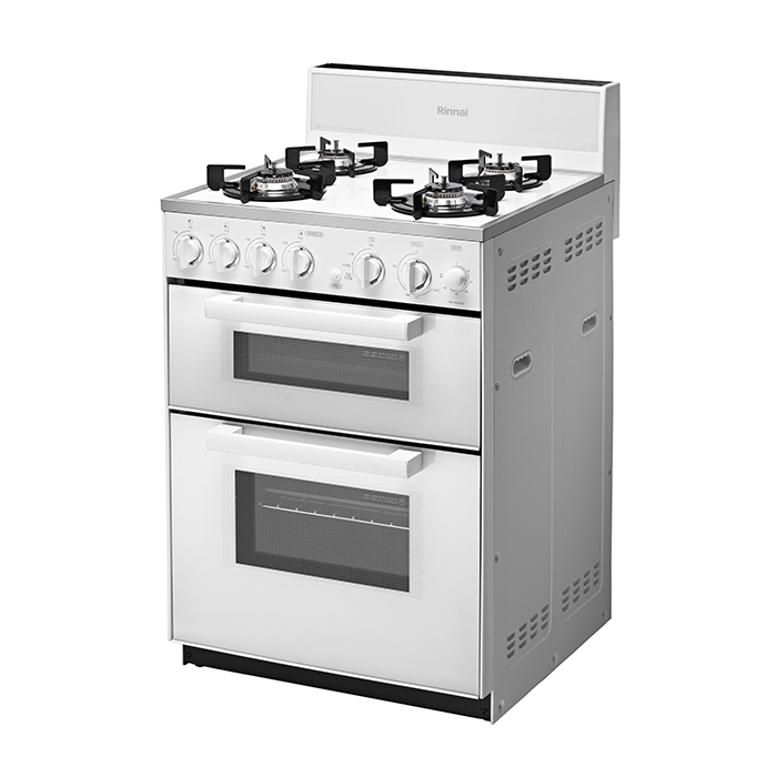 4구 스탠드식 오븐 무수 그릴 가스레인지 올인원 복합 가스 오븐 렌지 스노우 화이트