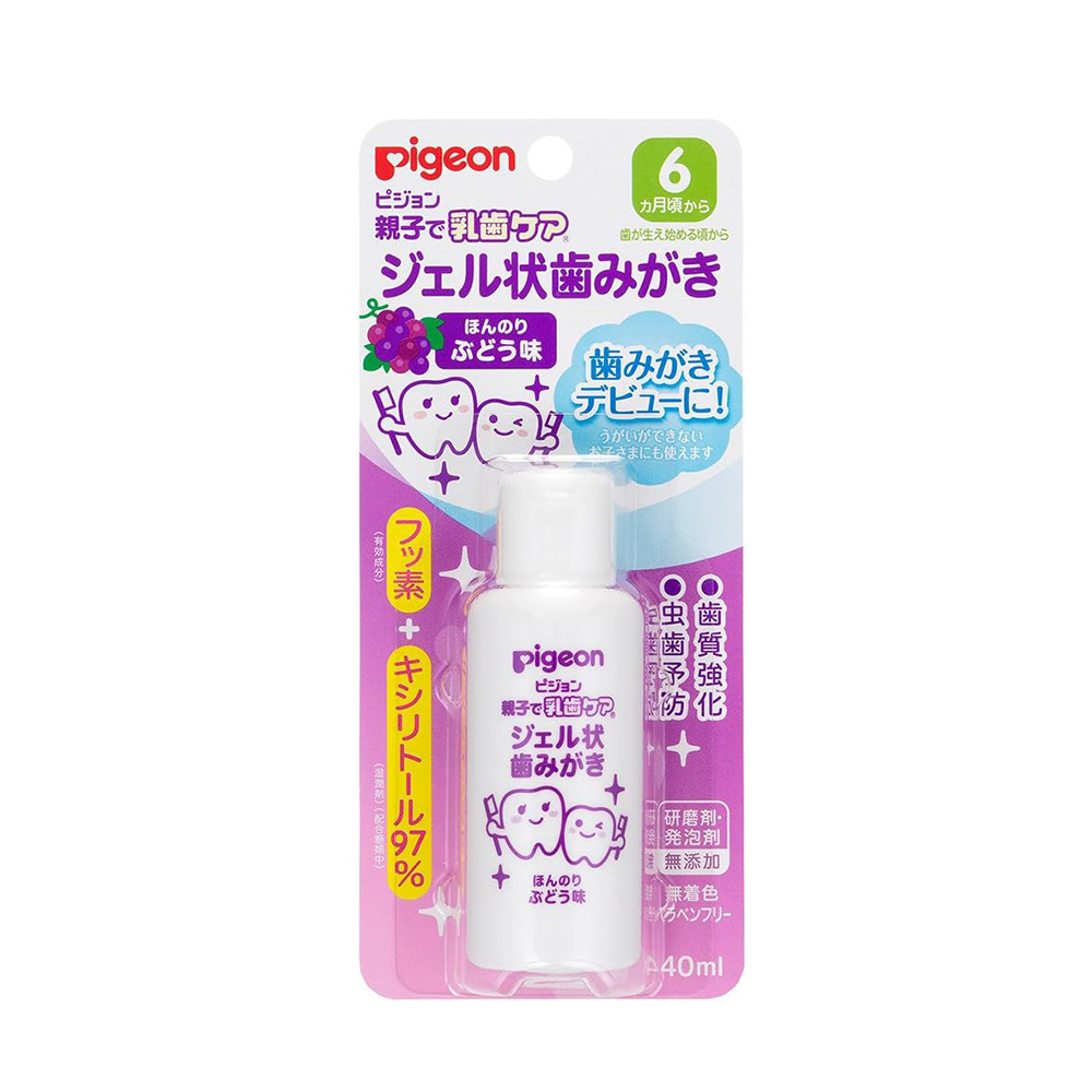 피죤 유치케어 젤치약 40ml 6개월부터