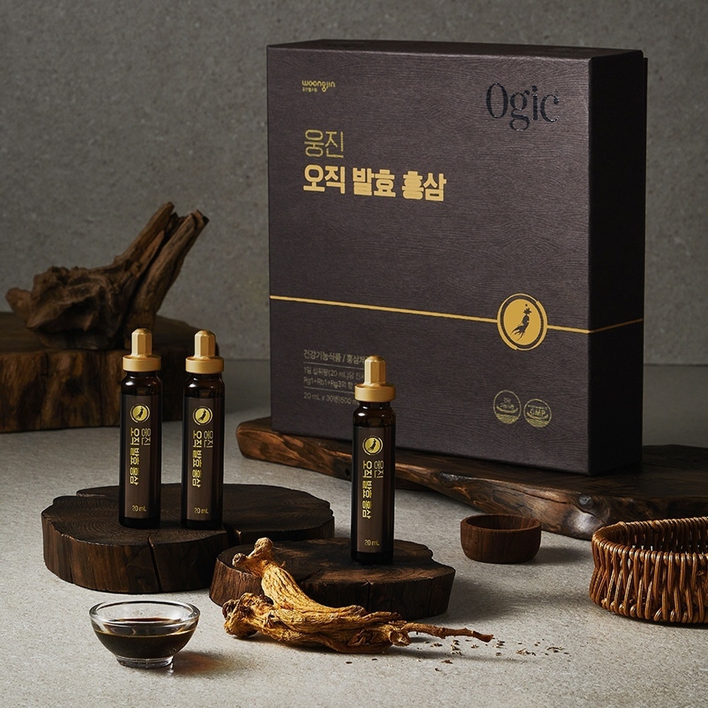 웅진 발효홍삼 20ml×30병 쇼핑백 증정 갱년기 건강기능식품 - 상세 이미지 2