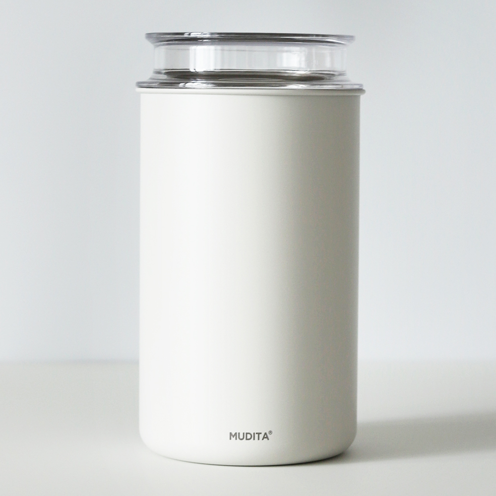 무디타 스텐 이중 잠금 진공 캐니스터 원두 보관용기 1400ml / 소분 밀폐용기 - 상세 이미지 3
