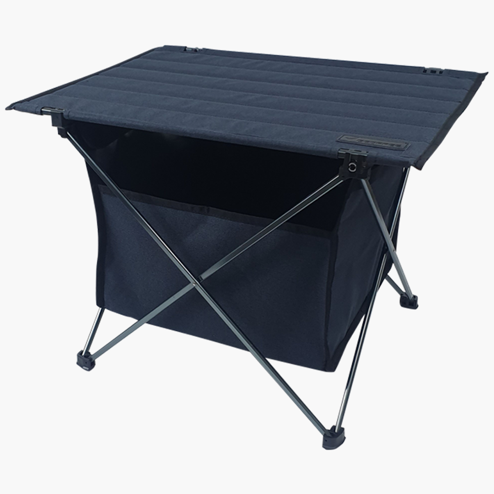 지오프리 캠핑 미니 테이블 좌식 경량 바스켓 롤, 다크 네이비