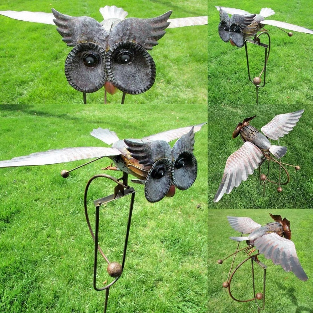 아르데코 메탈 독수리 풍향계 정원장식 테마 Eagle 조각상 - 상세 이미지 2
