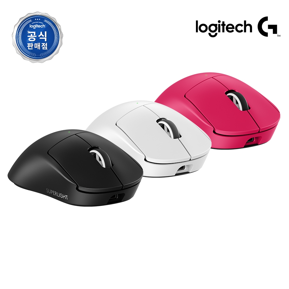 로지텍코리아 공식 G PRO X SUPERLIGHT 2 DEX 게이밍 마우스 블랙 상품 이미지