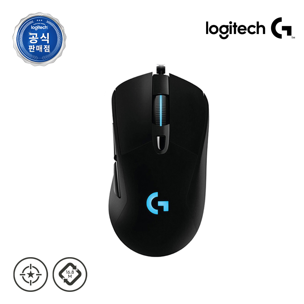 로지텍코리아 공식 G403 HERO 게이밍 마우스