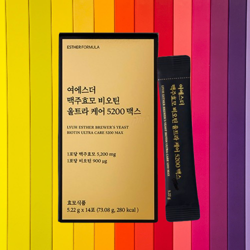 에스더포뮬러 맥주효모 비오틴 Ultra케어 5200맥스 14포X4박스 - 상세 이미지 2