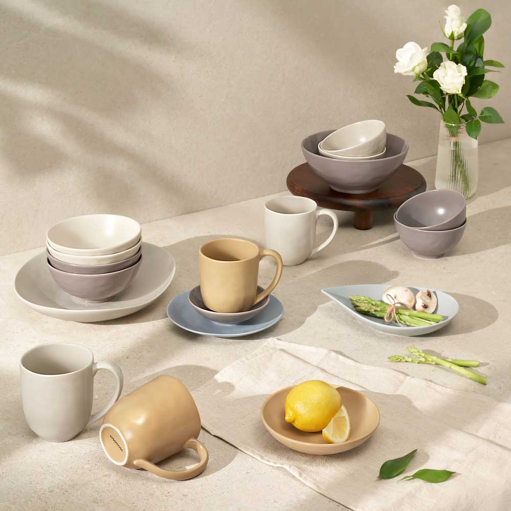 소소모소 너울 4인 홈세트 접시 예쁜 그릇 선물 세트 18P