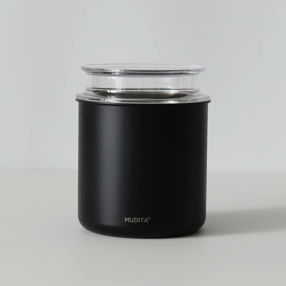 무디타 스텐 이중 잠금 진공 캐니스터 원두 커피 보관용기 700ml / 소분 밀폐용기 - 상세 이미지 3