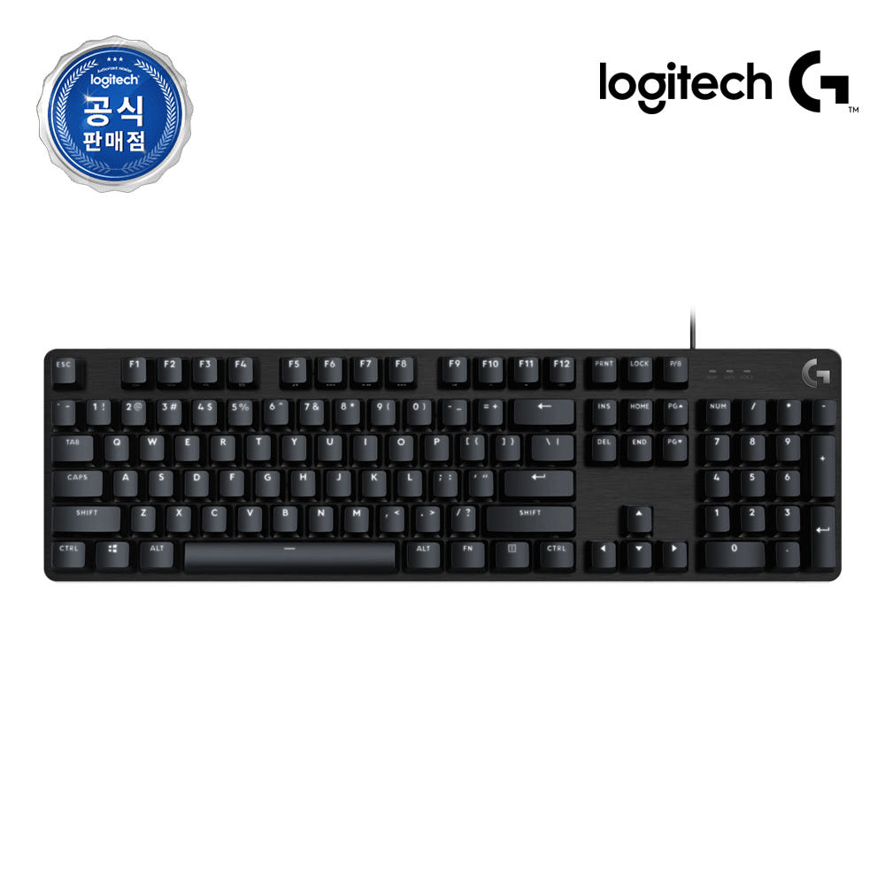 로지텍코리아 공식 G413 SE 유선 게이밍 키보드 블랙, 택타일 - 상품 이미지
