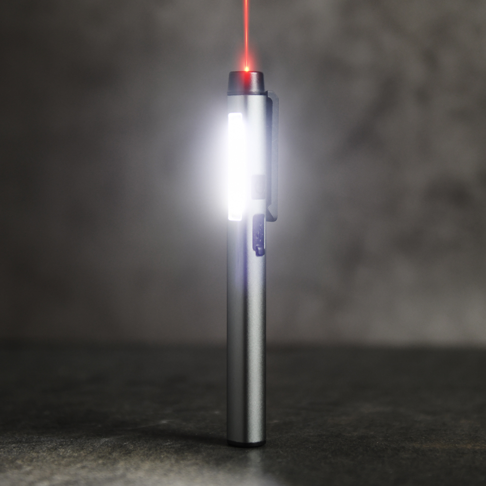 몬스터라이트 마그네틱&레이저 펜라이트 LED 작업등 레이저포인터 후레쉬 MPZ150