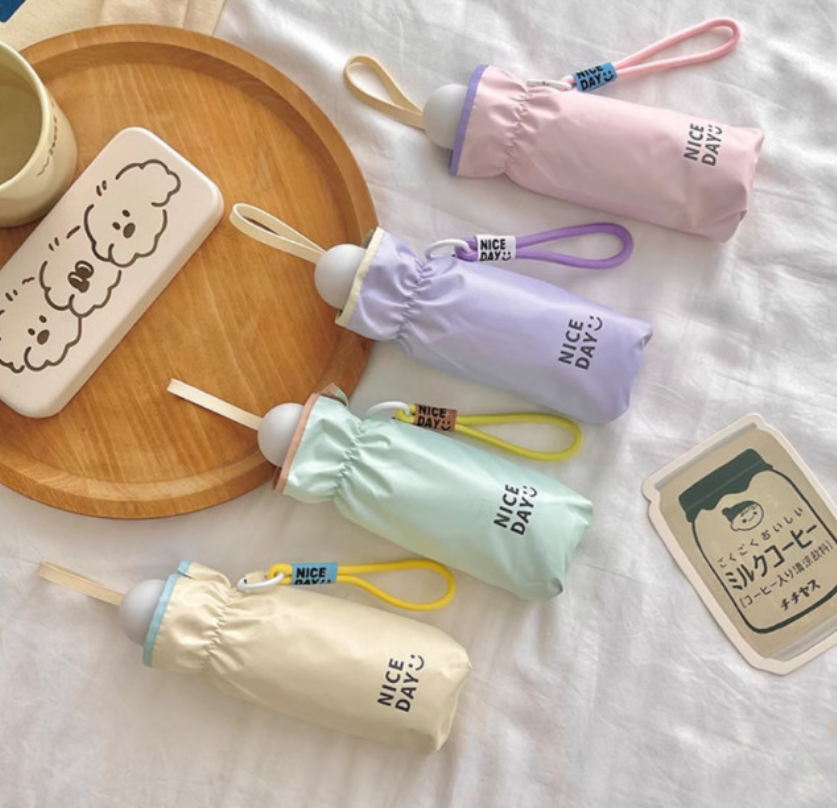 양우산 예쁜 우산 가벼운 초경량 자외선 차단 미니 양우산 양산겸 우산 판촉물 답례품 - 상품 이미지