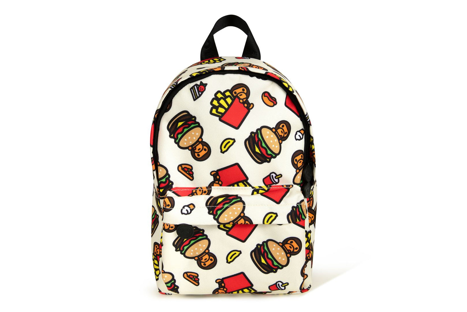 베이프 백팩 FAST FOOD ALL PRINT PATTERN MINI BACKPACK 2월 신상 AL20-189-317 - 상세 이미지 2