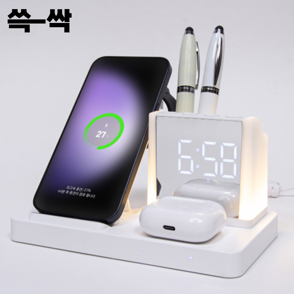 쓱싹 맥세이프 무선 충전 거치대 갤럭시 애플 8in1Light 이미지 6