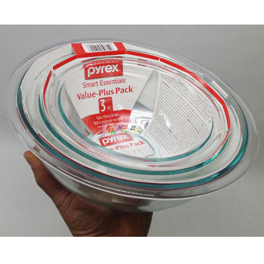 [USA] PYREX 파이렉스 믹싱볼 3P 세트 전자렌지가능 원산지 미국 - 상세 이미지 2