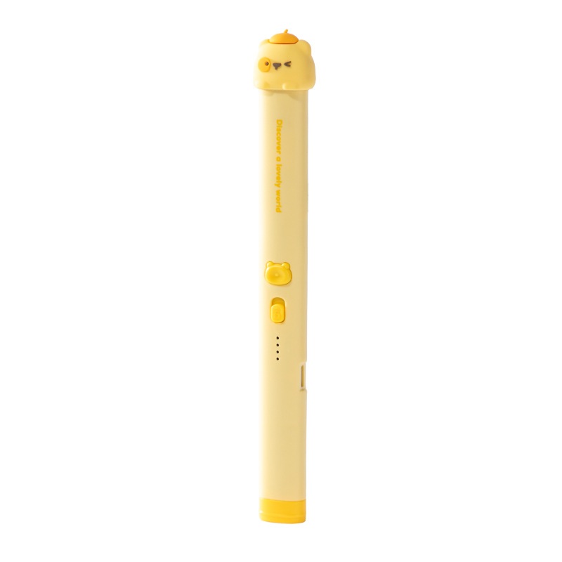곰돌이 캔들 라이터 점화기 USB 충전식 캠핑용 노랑 - 상세 이미지 5