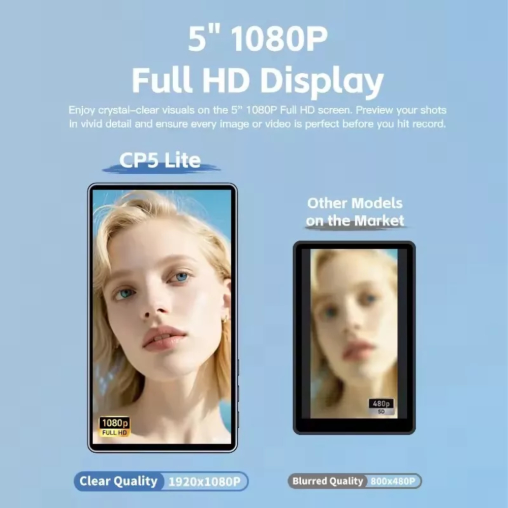 SHIMBOL CP5 Lite 맥세이프 스마트폰 FHD 5인치 셀카 모니터 - 상세 이미지 5
