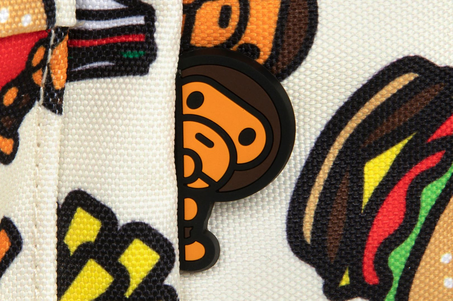 베이프 백팩 FAST FOOD ALL PRINT PATTERN MINI BACKPACK 2월 신상 AL20-189-317 - 상세 이미지 4