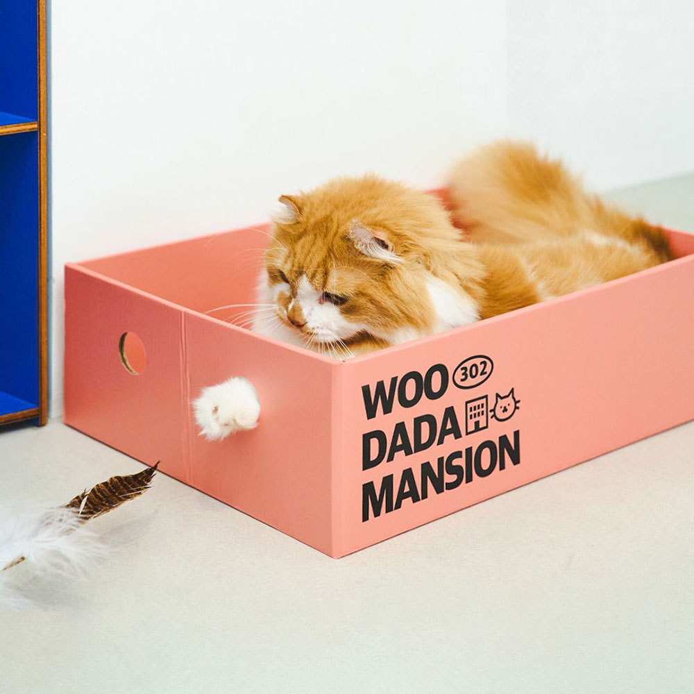우다다맨숀 빅사이즈 사냥놀이 스크래쳐 - 상품 이미지