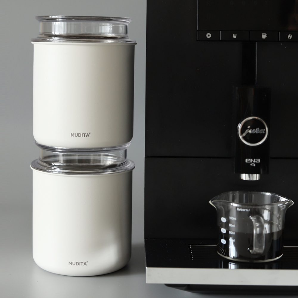 무디타 스텐 이중 잠금 진공 캐니스터 원두 보관용기 700ml 2P / 소분 진공밀폐용기 이미지 7
