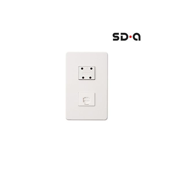 신동아ES 리젠 전화 4P+인터넷 8P 1구 : 천마유통506