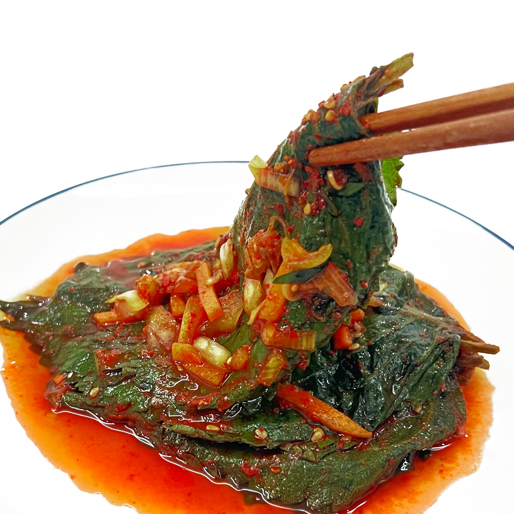 [아침10시이전 당일출고] 김치대통령 깻잎김치 밥도둑 깔끔 맛 국내산 고춧가루 사용 1kg, 1개 - 상세 이미지 4