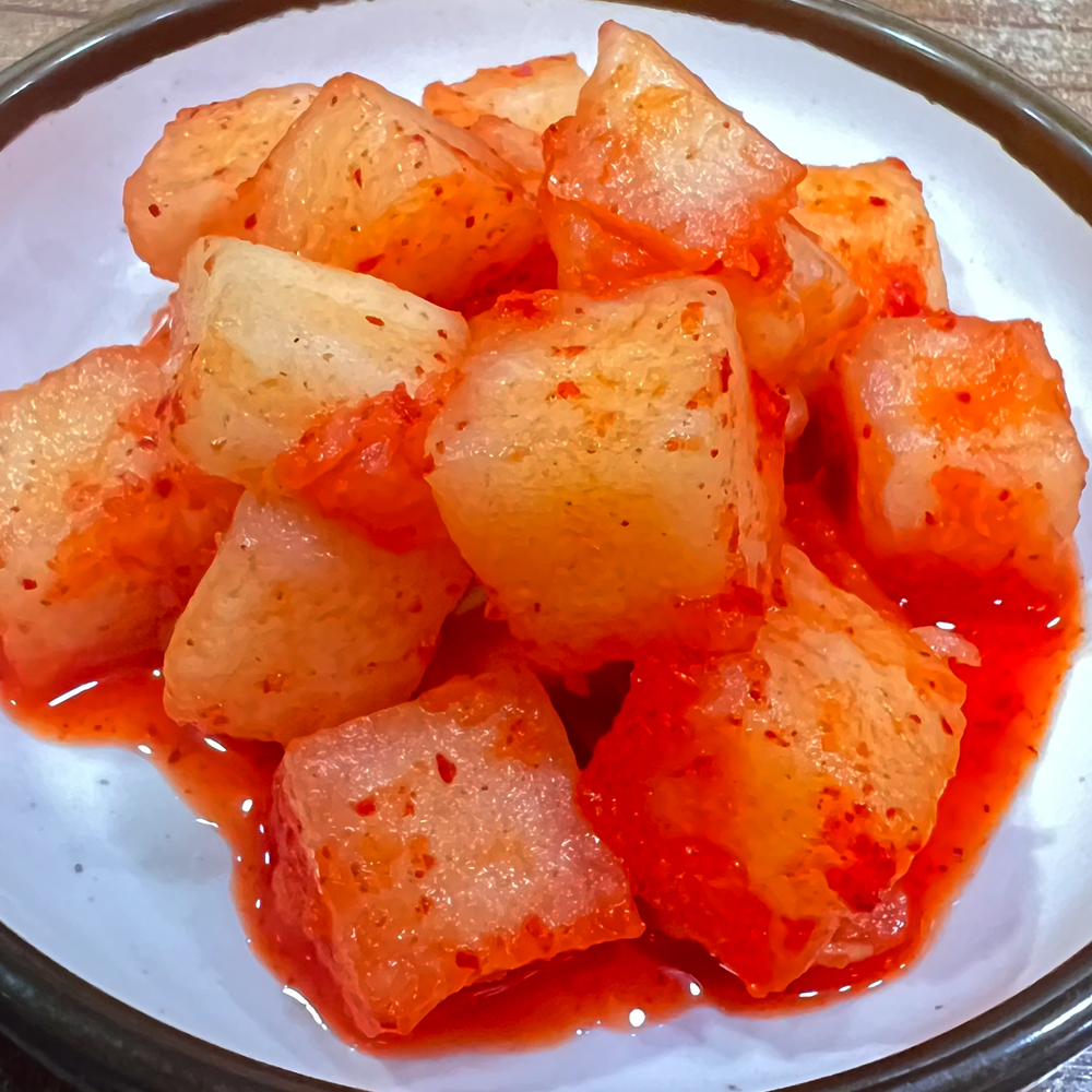 [아침10시이전 당일출고] 김치대통령 깍두기 아삭 신선 국내산 고춧가루 사용 2kg, 1개 - 상세 이미지 4