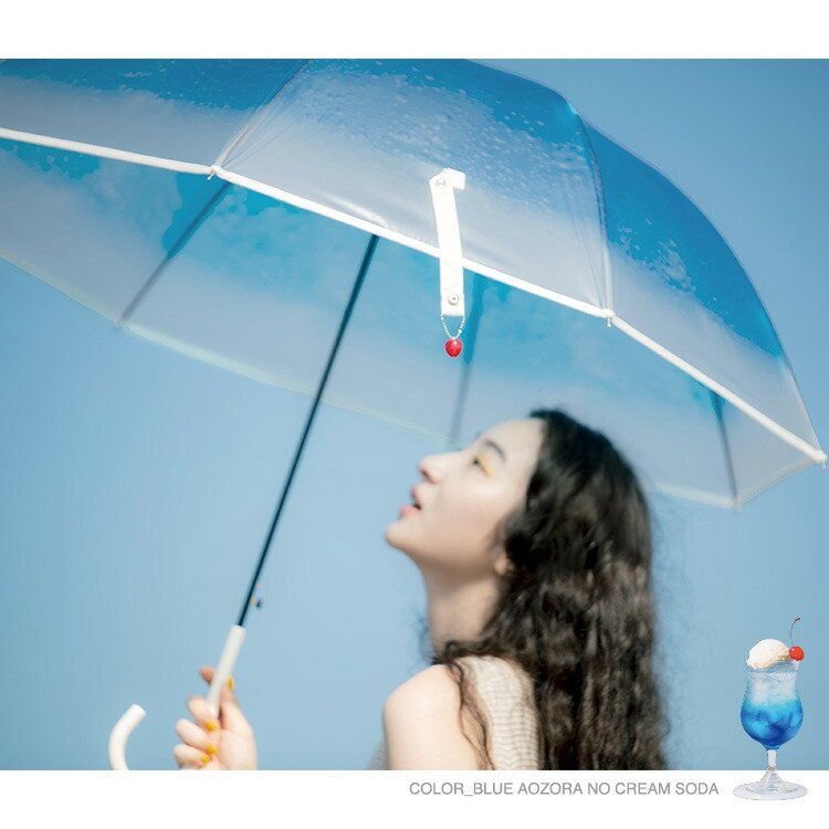 더블유피씨 Wpc 크림소다 메론소다 장우산 60cm 투명 우산 5컬러 - 상품 이미지