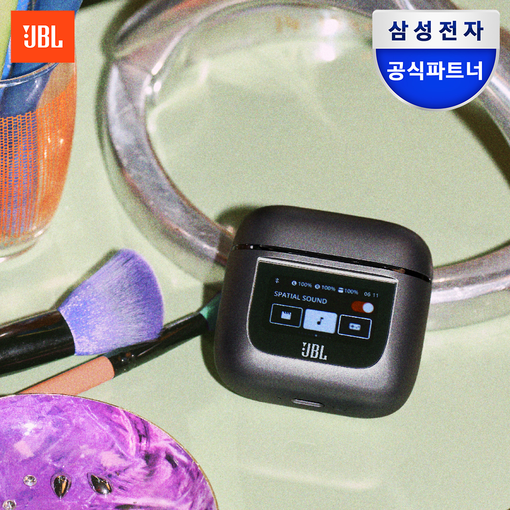 삼성공식파트너 JBL TOUR PRO2 노이즈캔슬링 블루투스 이어폰 블랙