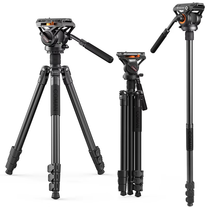 카메라 모노포드 삼각대 트라이포트 코만KX3939PLUS Q6 영상촬영장비 DF02 세트 이미지 7