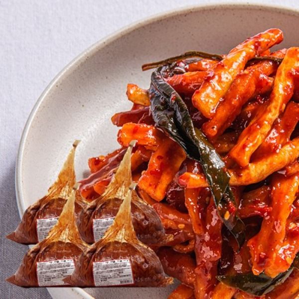 진솔미그린 무말랭이무침 4kg 1박스(4개) : 장볼레