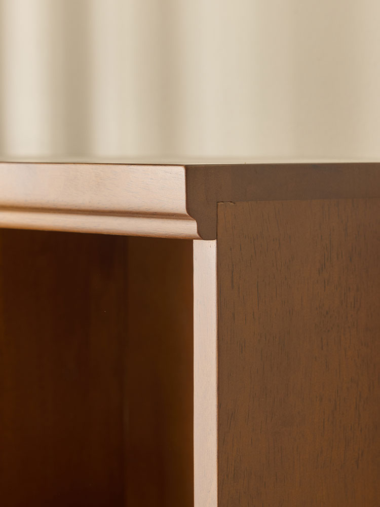 오크빌 오테카 원목책장 키큰 600 틈새 슬림 5단 월넛 책꽂이 오픈책장 거실 서재