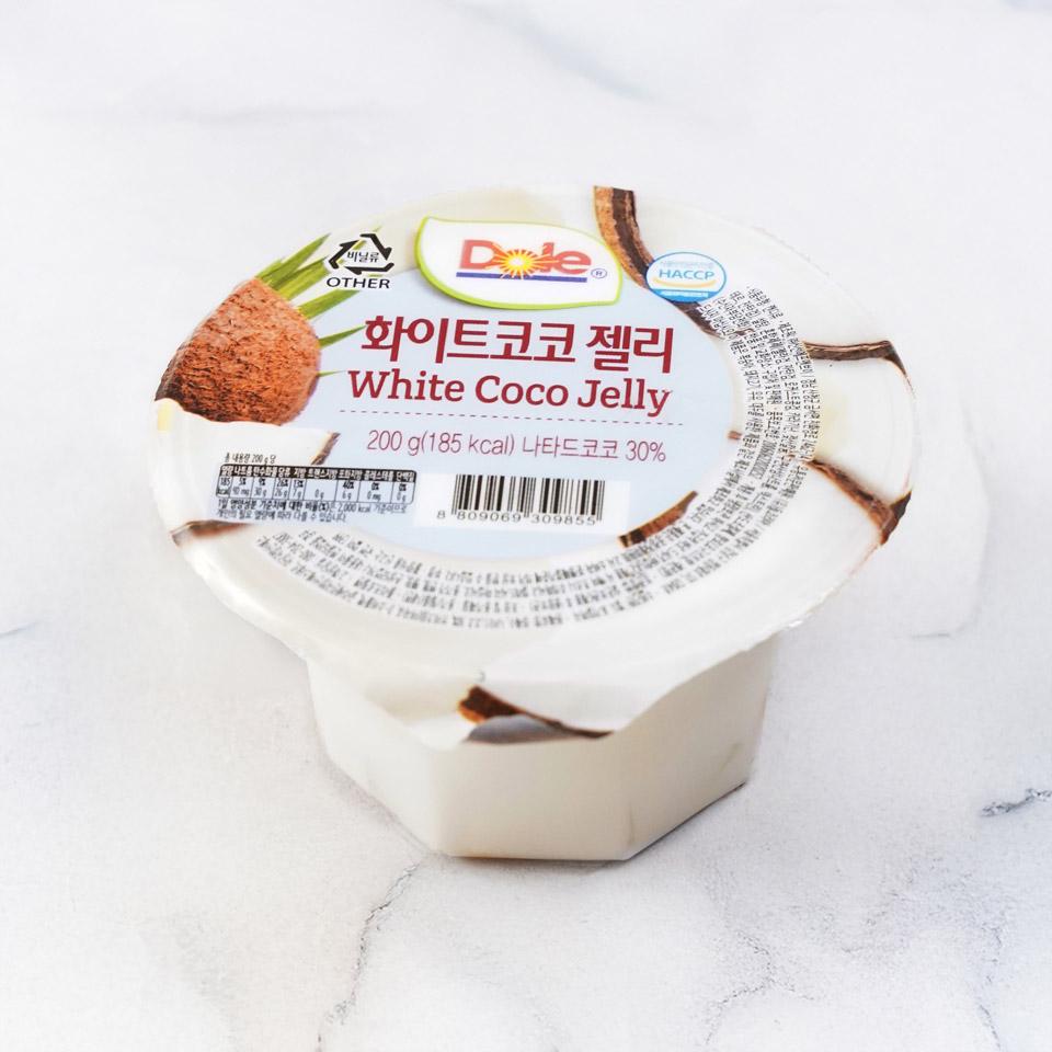 메가마트 Dole 컵젤리 화이트코코 젤리 200g - 메인 이미지
