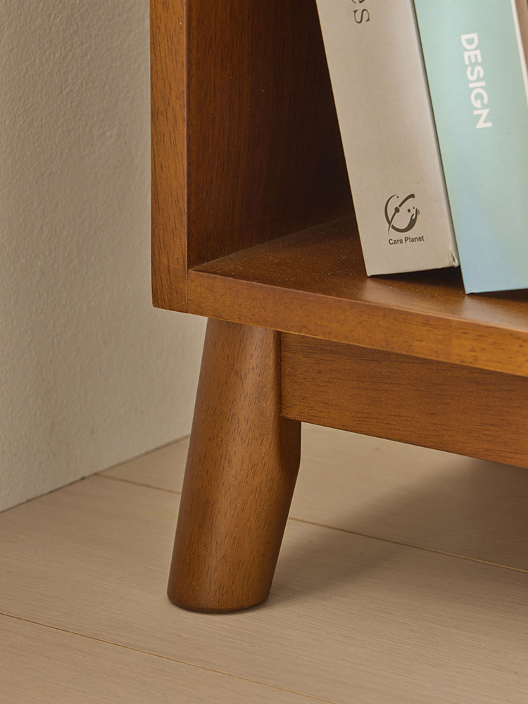 오크빌 오테카 원목책장 키큰 600 틈새 슬림 5단 월넛 책꽂이 오픈책장 거실 서재