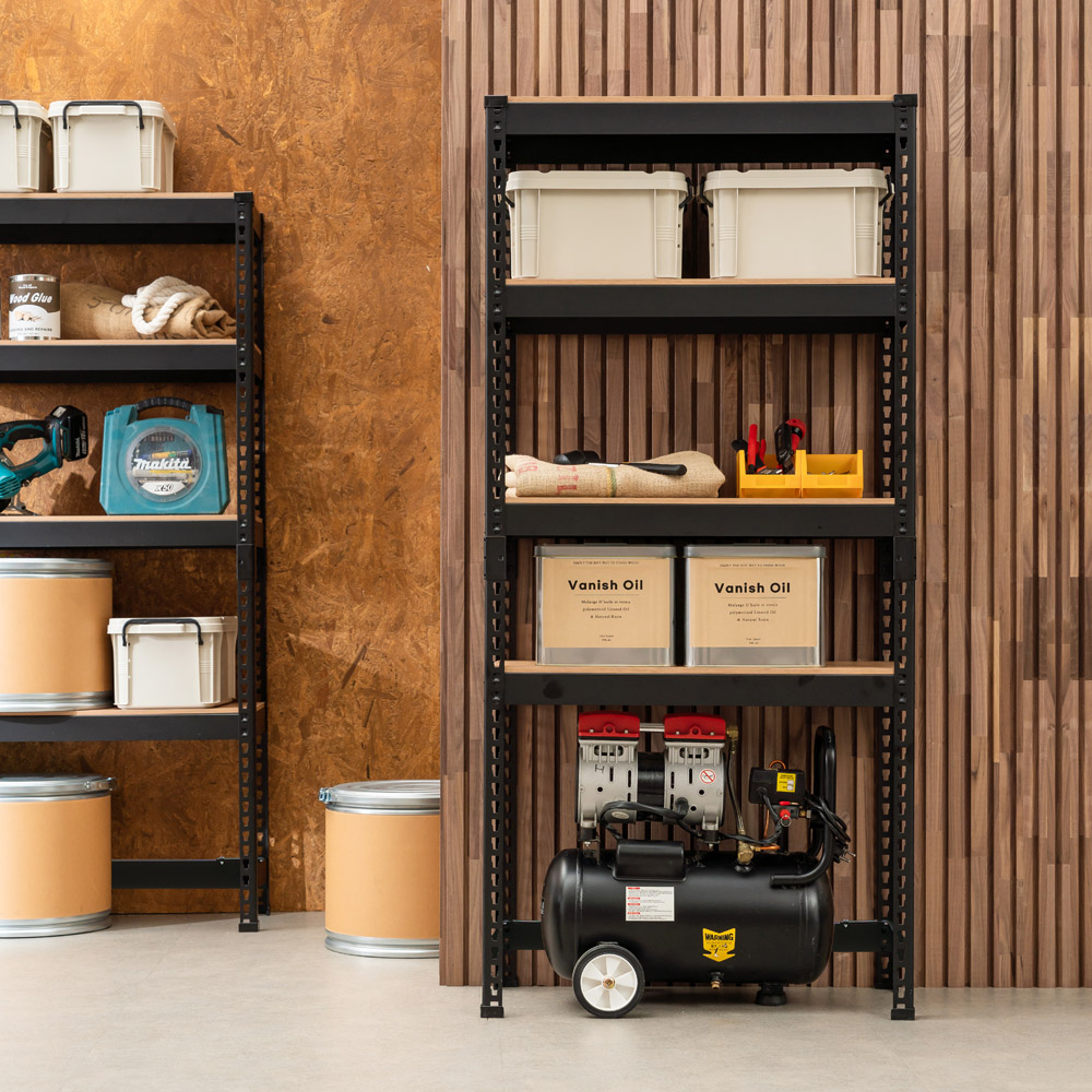 수납선반 스피드랙 하단오픈형 다용도선반 팬트리 랙 조립 300x300x900 2.5단