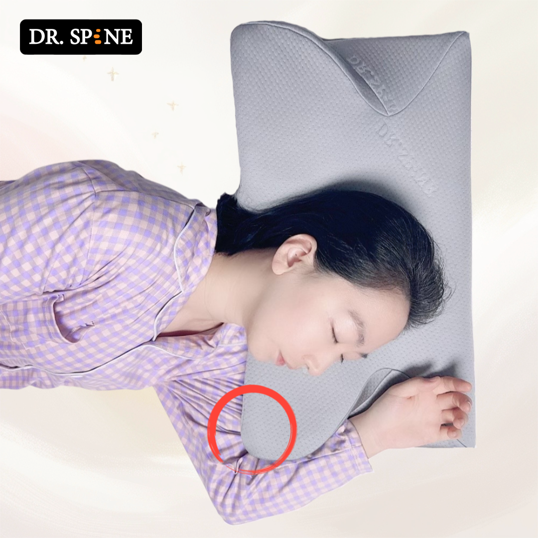 닥터스파인 경추베개 거북목 일자목 목디스크 옆으로자는 옆잠 코골이 숙면 배게 S