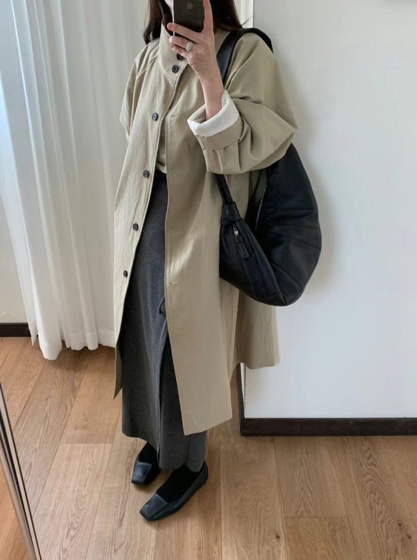 [당발]Stted trench coat (2clolors) 상세 이미지 9