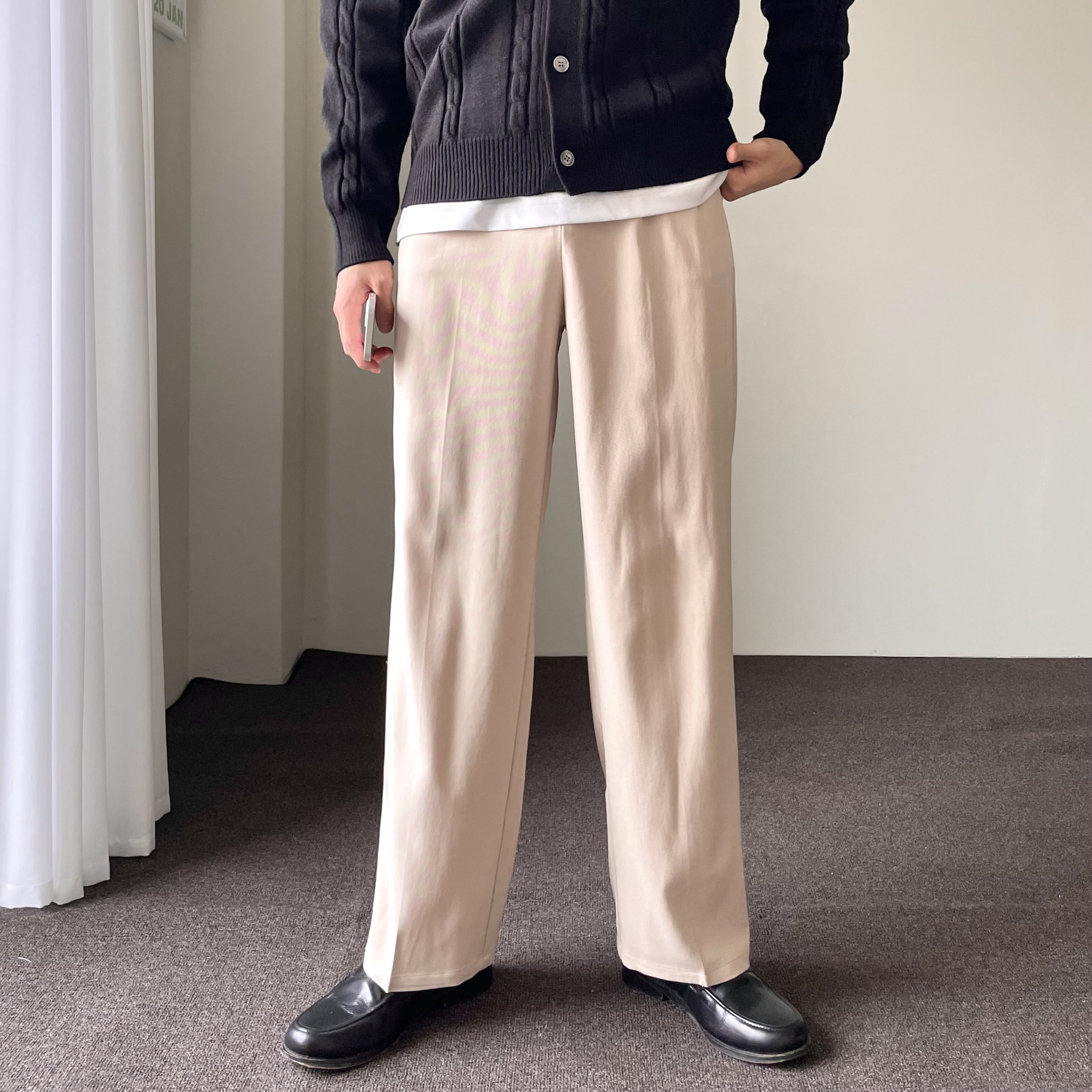 세미와이드슬랙스 남자와이드슬랙스 - 상세 이미지 4