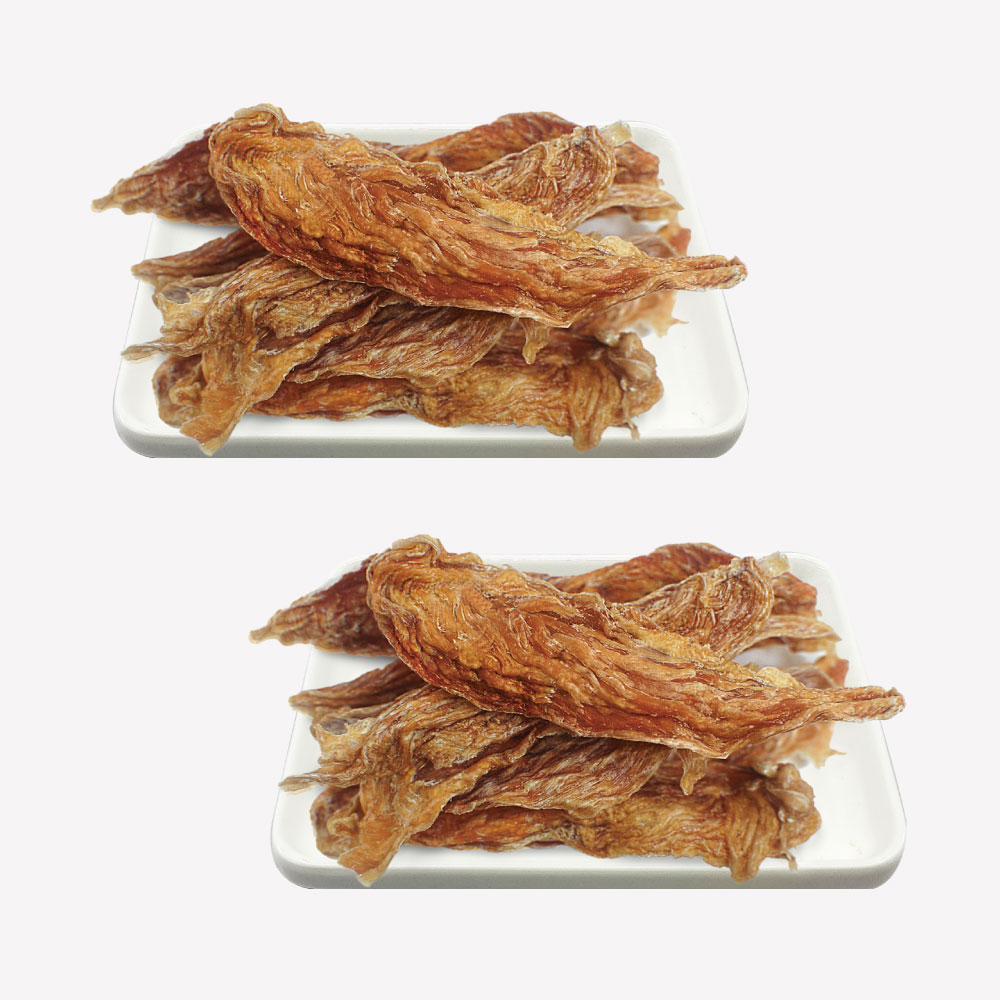국내산 치킨 안심 육포 강아지 간식 영양식 닭고기 애견 수제 간식 닭안심, 70g, 2개 - 상품 이미지