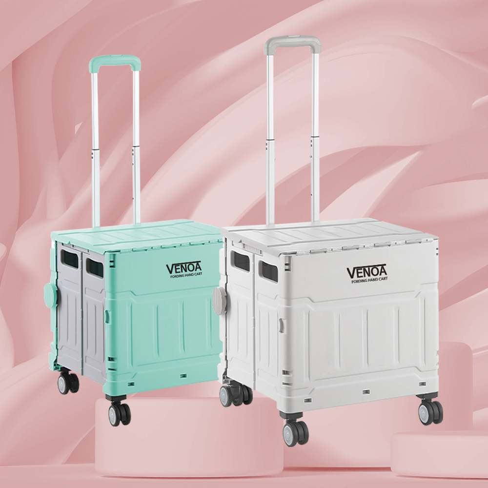 베노아 장바구니캐리어 마트 시장바구니 손수레 쇼핑 핸드 접이식 폴딩 카트 4바퀴 대형