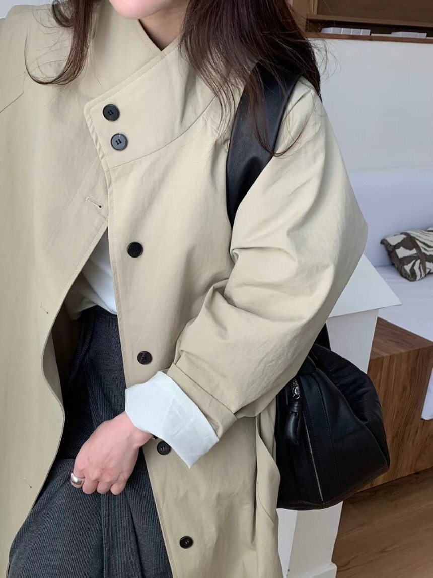 [당발]Stted trench coat (2clolors) 상세 이미지 6
