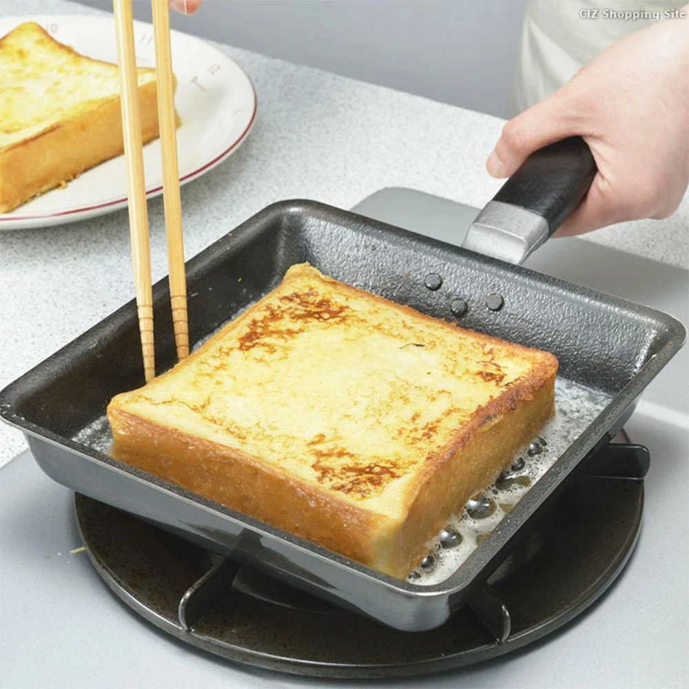 시모무라 사각 철제 후라이팬 뚜껑 포함 인덕션 가능 20cm 39000 - 상세 이미지 5