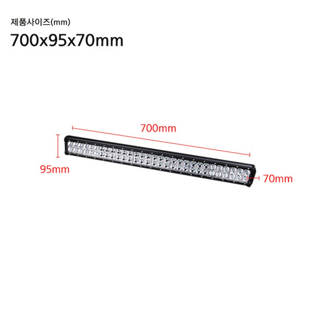 180W LED 써치라이트 선박용 차량용 서치라이트 DC 12V 24V - 상세 이미지 3