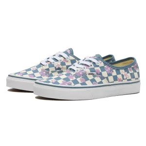 반스 VANS 오센틱 플로랄 체크 블루 스니커즈 운동화 VN0A5KS9CCG - 상품 이미지