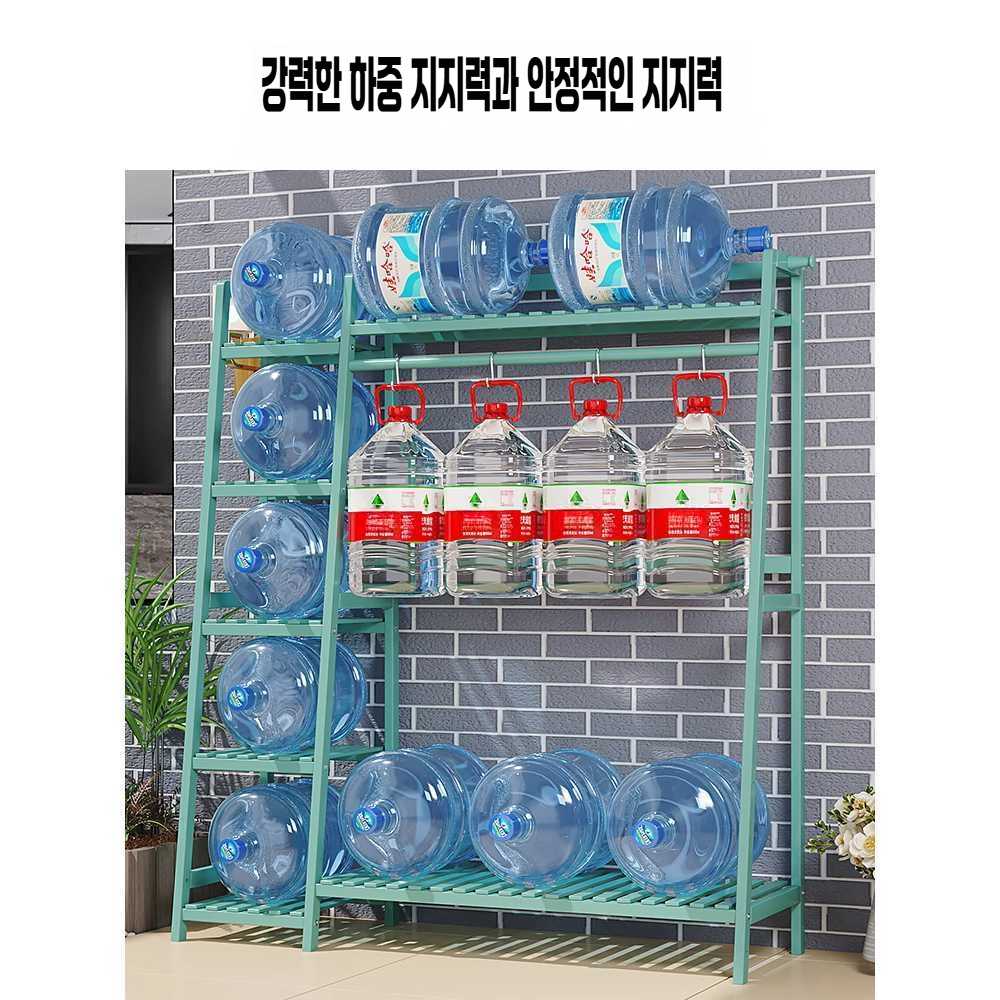 화분선반대 수납 발코니 거실 다육식물 선반 랙 원목 식물장 업그레이드 원색 50cm - 상세 이미지 3