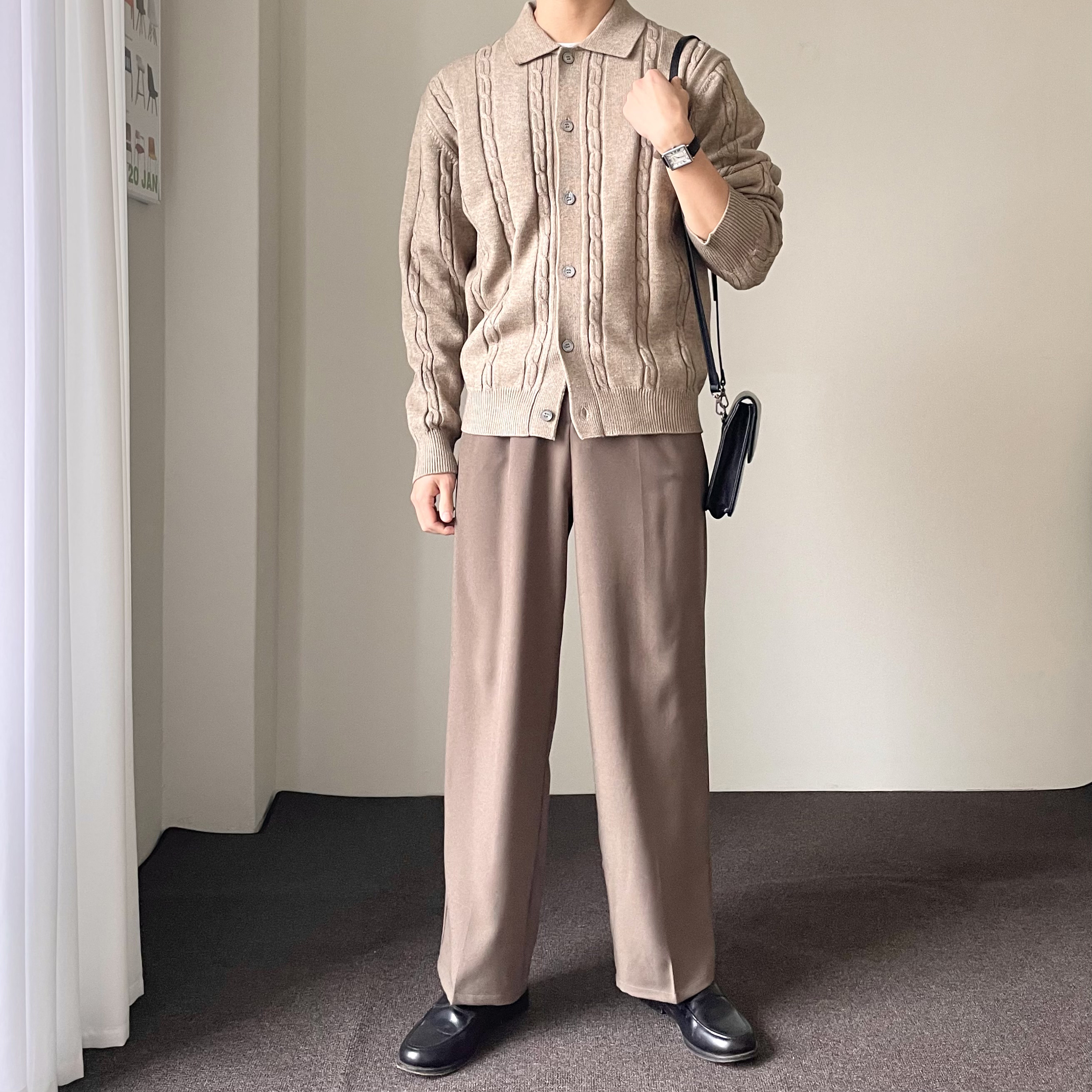 세미와이드슬랙스 남자와이드슬랙스 - 상세 이미지 3