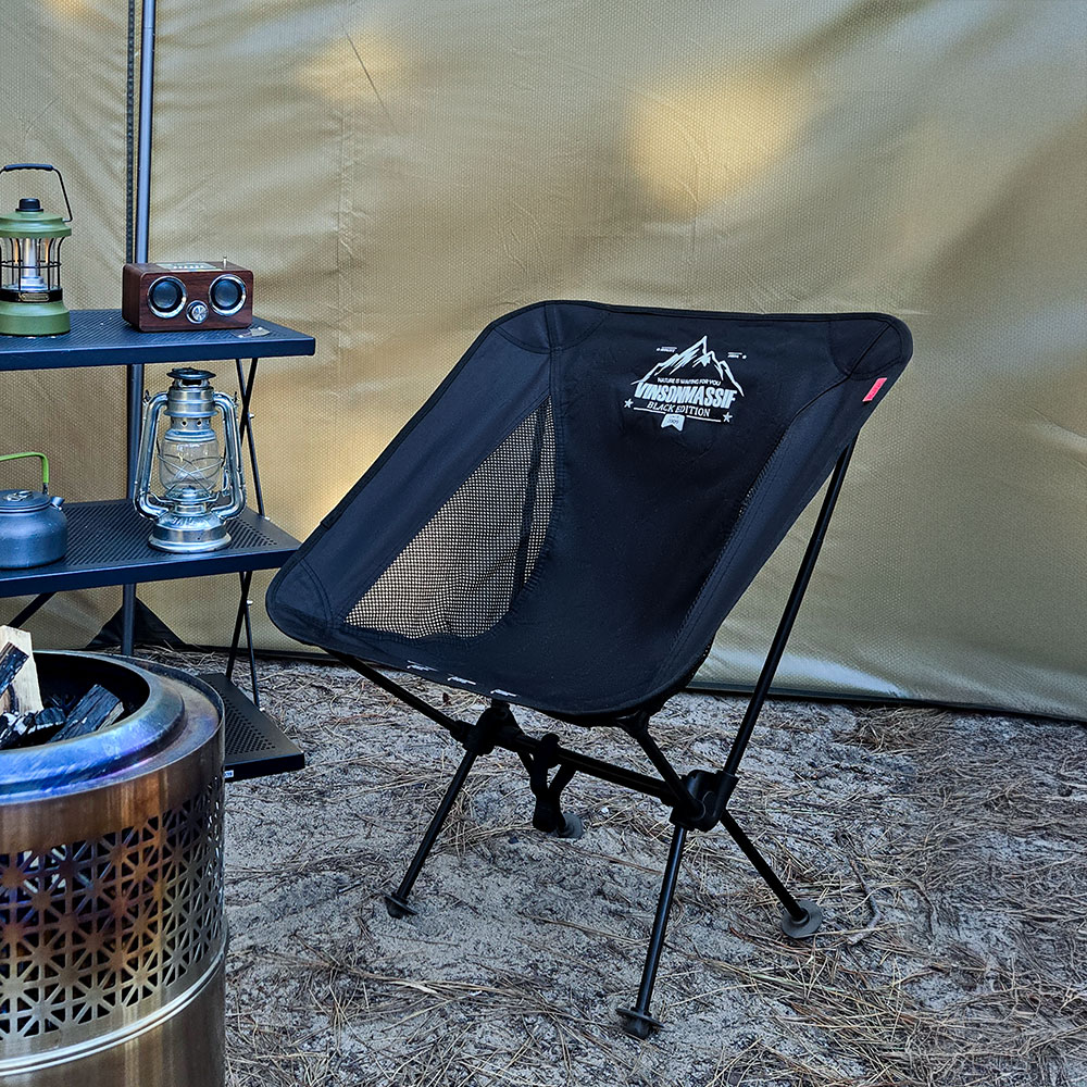 빈슨메시프 시그니처 백패킹 체어 캠핑 의자 경량 휴대용 야외 간이 접이식 낚시 의자